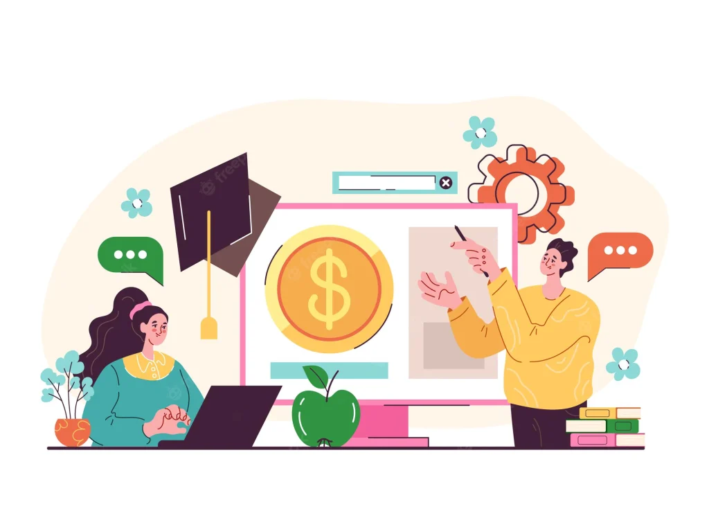 financial literacy education elearning professional coaching study tutorial graphic design cartoon modern style illustration 385073 224 1